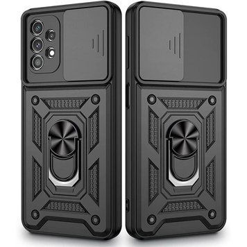 Ударостійкий чохол Camshield Serge Ring for Magnet для Samsung Galaxy A13 4G (Чорний)