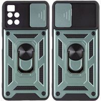 Ударостійкий чохол Camshield Serge Ring for Magnet для Xiaomi Poco M4 Pro 5G (Зелений)