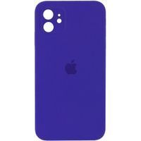 Чехол Silicone Case Full Camera Square Iphone 11 (Фиолетовый / Ultra Violet)