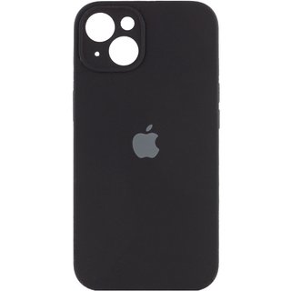 Чохол Silicone Case Full Camera Protective (AA) Apple iPhone 15 (6.1") (Чорний / Black)