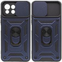 Ударопрочный чехол Camshield Serge Ring for Magnet для Xiaomi Mi 11 Lite 5G (Темно Синий)