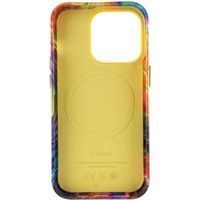 Чехол кожаний Colour Splash with MagSafe для Apple iPhone 13 Pro Max (6.7") (Orange / Red) фото 3