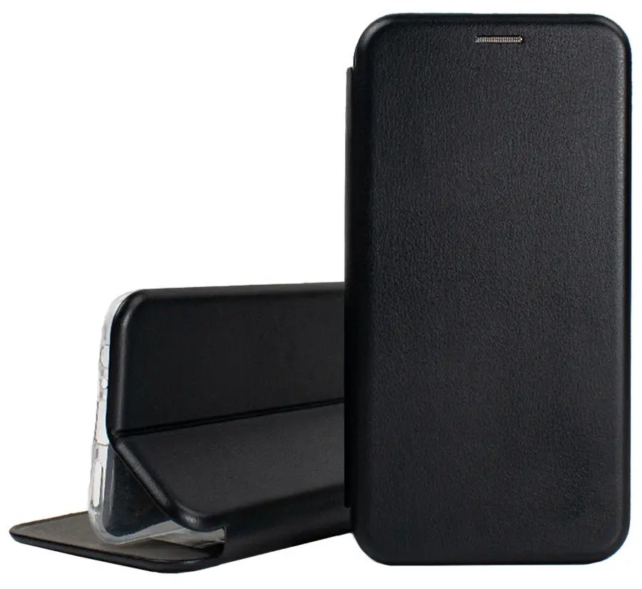 Чехол книжка Premium Nokia 5.4 Flip Magnetic кожаный Черный